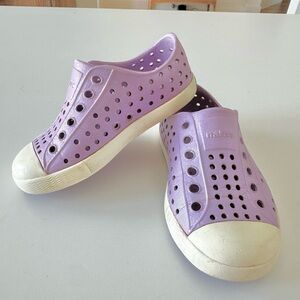 Iridescent Purple Native Shoes